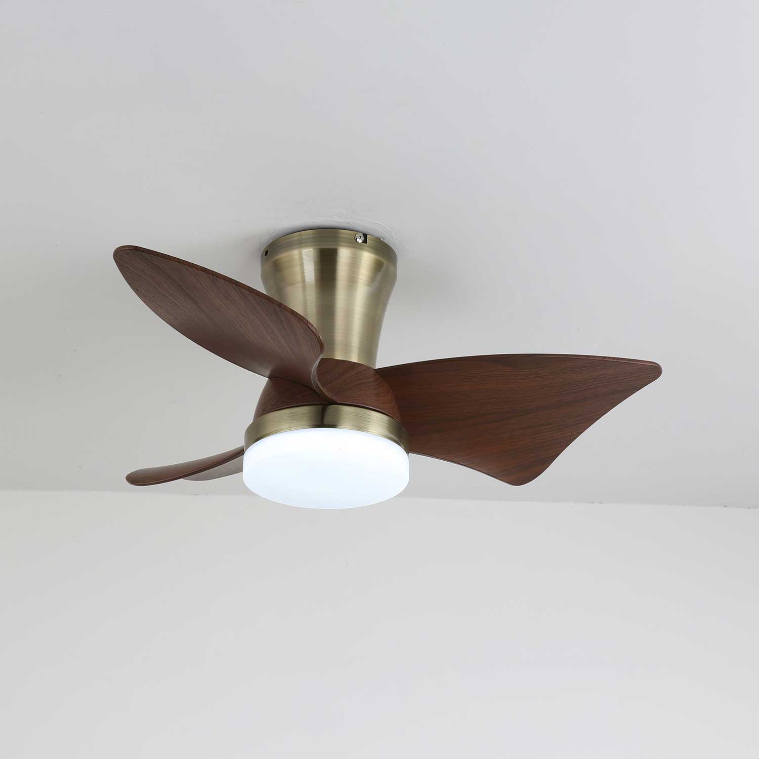 Caspian Modern Wood Ceiling Fan Light-Neutral Decor