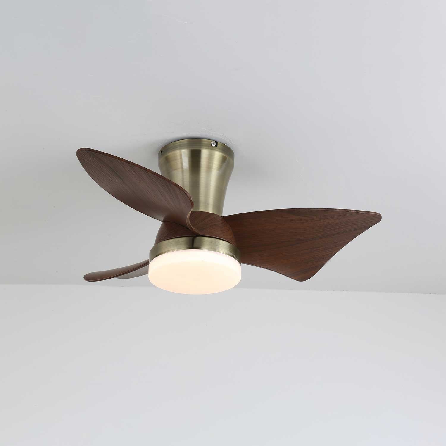 Caspian Modern Wood Ceiling Fan Light-Neutral Decor