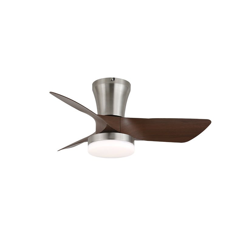 Pov Minimalist Wood Ceiling Fan Light-Neutral Decor