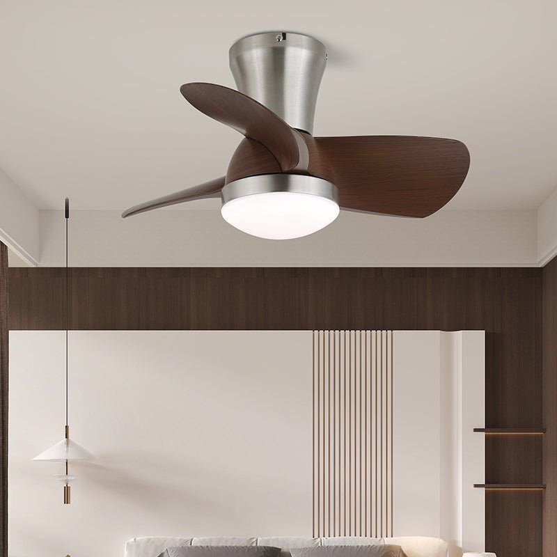 Pov Minimalist Wood Ceiling Fan Light-Neutral Decor