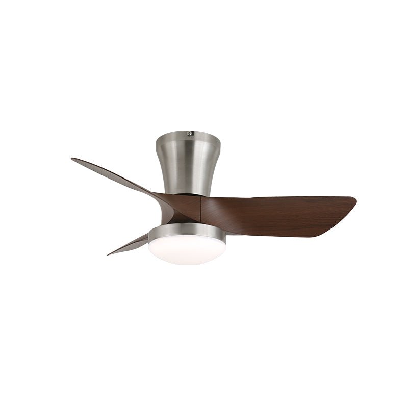 Pov Minimalist Wood Ceiling Fan Light-Neutral Decor