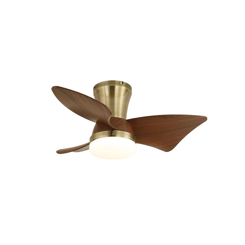 Pov Minimalist Wood Ceiling Fan Light-Neutral Decor