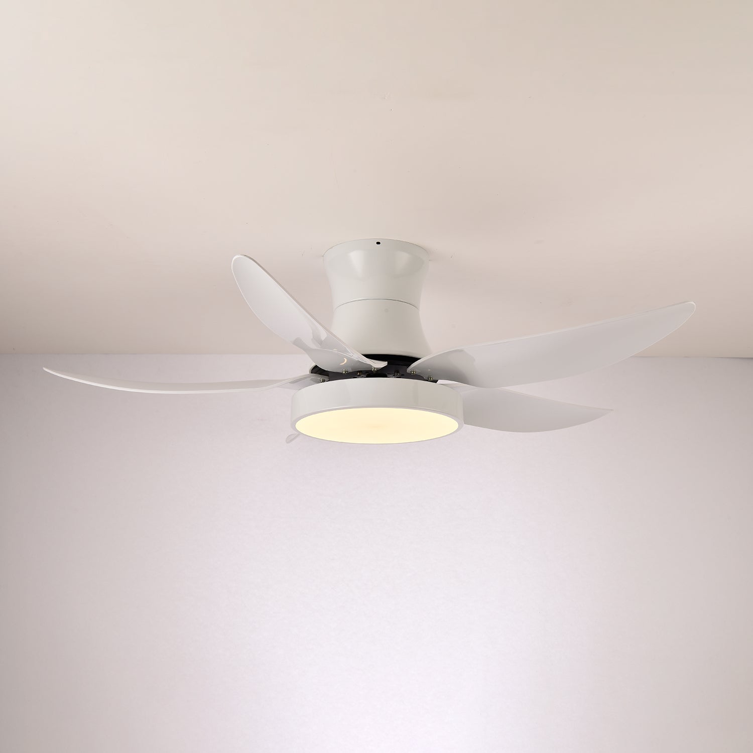 Jada Modern Black Ceiling Fan Light-Neutral Decor