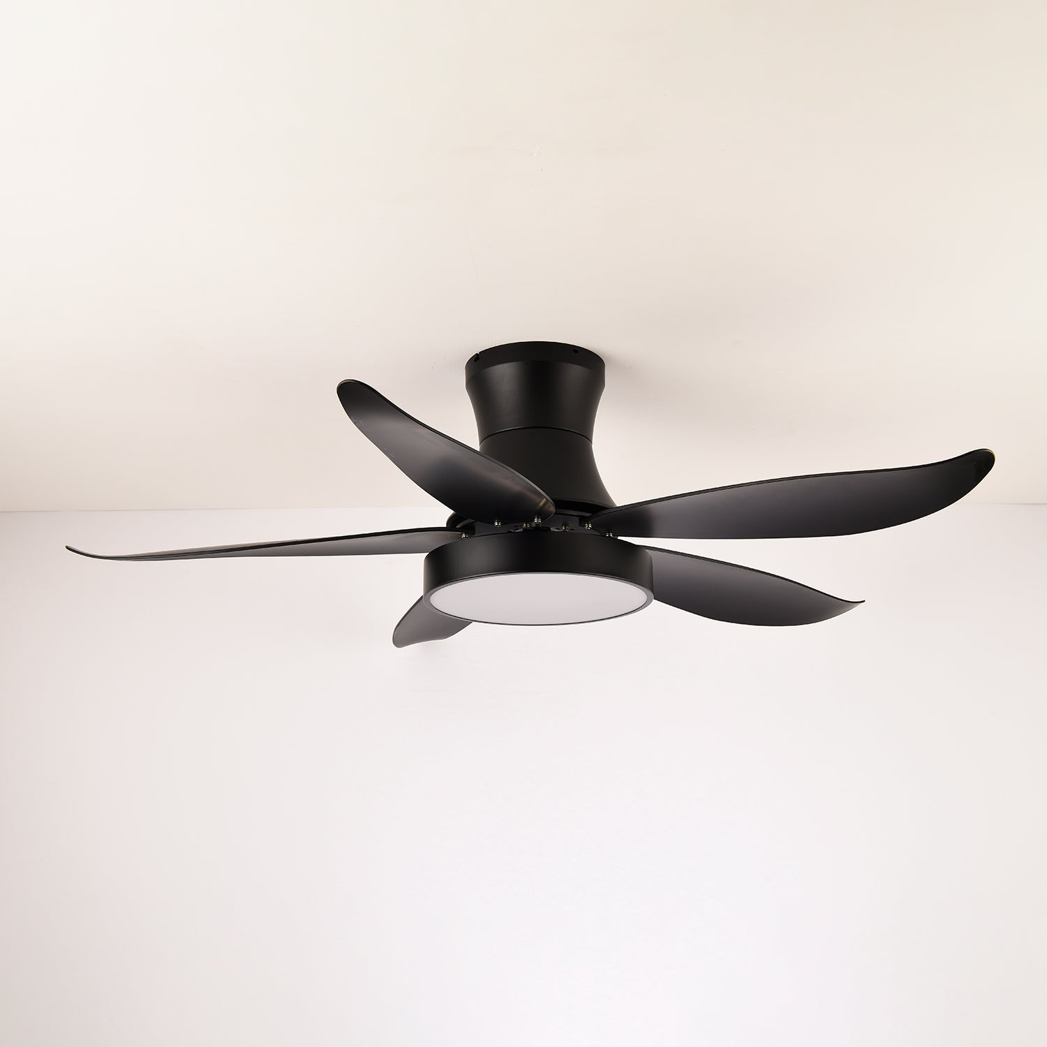 Jada Modern Black Ceiling Fan Light-Neutral Decor