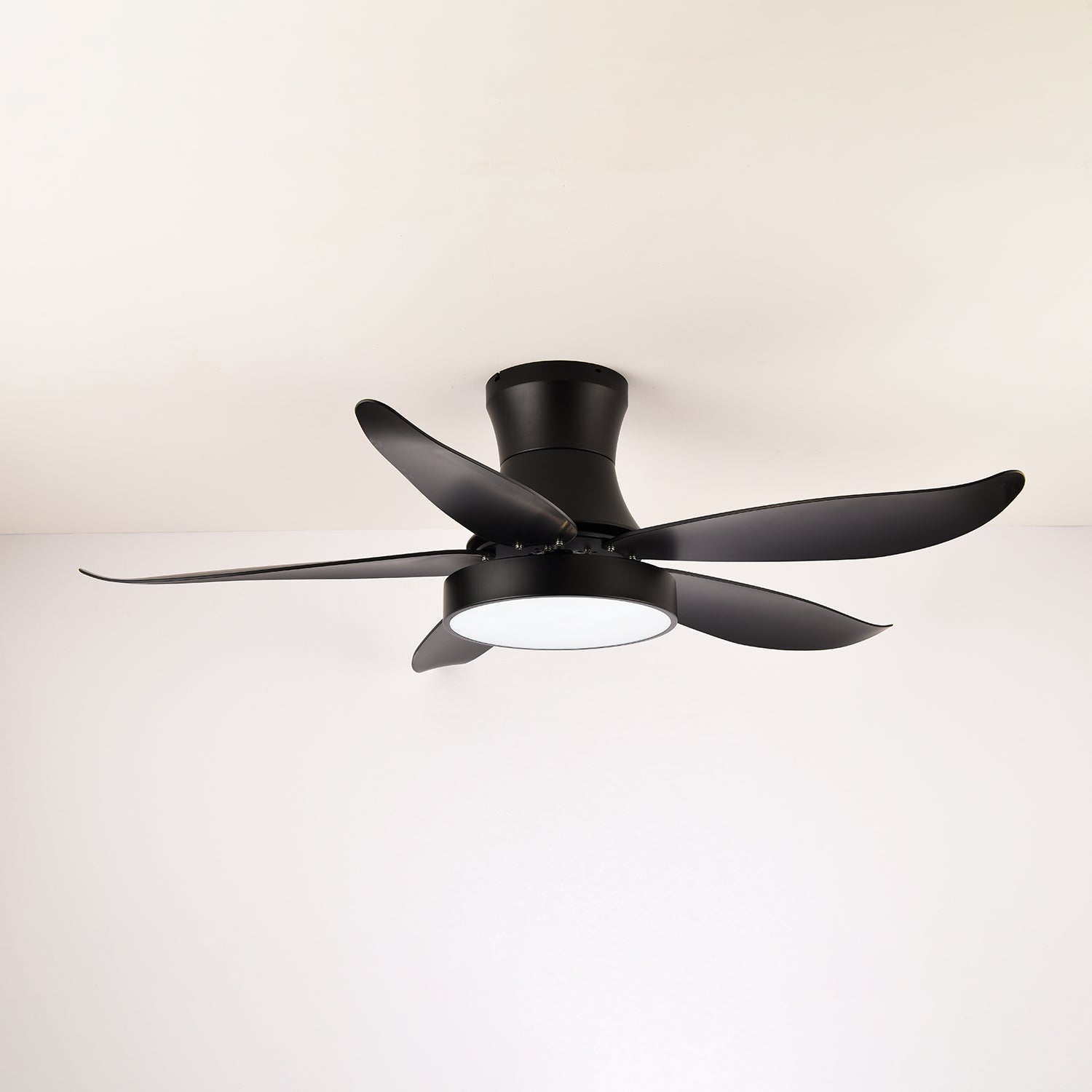 Jada Modern Black Ceiling Fan Light-Neutral Decor
