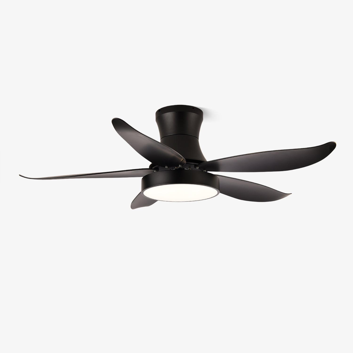 Jada Modern Black Ceiling Fan Light-Neutral Decor