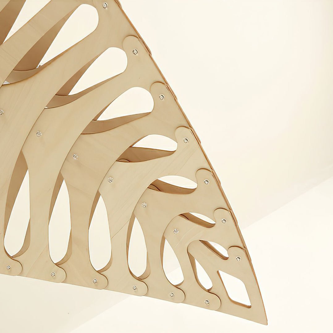 Veliren Leaf Wood Pendant Light-Neutral Decor