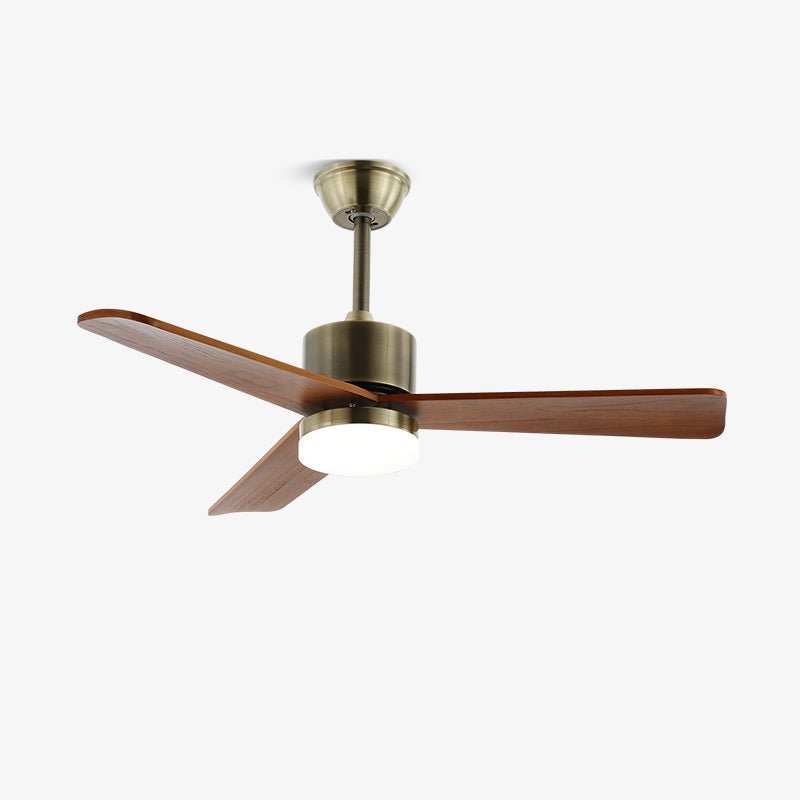 Vevenor Minimalist Silver Wood Ceiling Fan Light-Neutral Decor