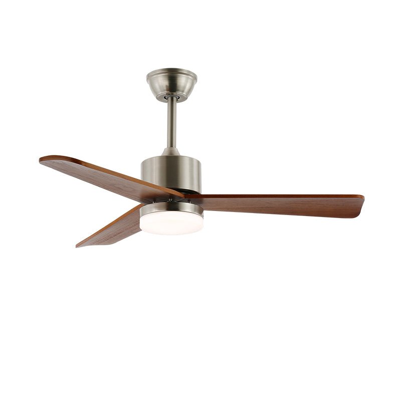 Vevenor Minimalist Silver Wood Ceiling Fan Light-Neutral Decor