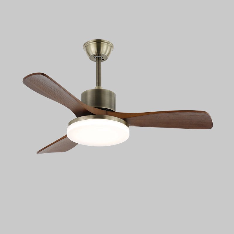 Vevenor Minimalist Silver Wood Ceiling Fan Light-Neutral Decor