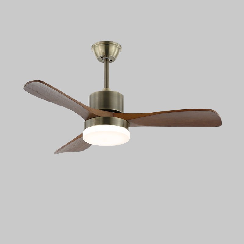 Vevenor Minimalist Silver Wood Ceiling Fan Light-Neutral Decor