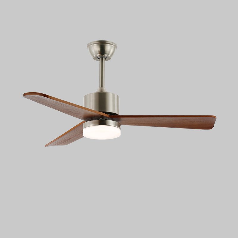 Vevenor Minimalist Silver Wood Ceiling Fan Light-Neutral Decor
