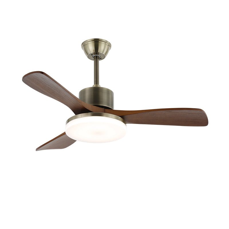 Vevenor Minimalist Silver Wood Ceiling Fan Light-Neutral Decor