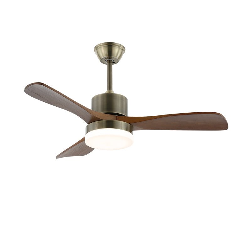 Vevenor Minimalist Silver Wood Ceiling Fan Light-Neutral Decor