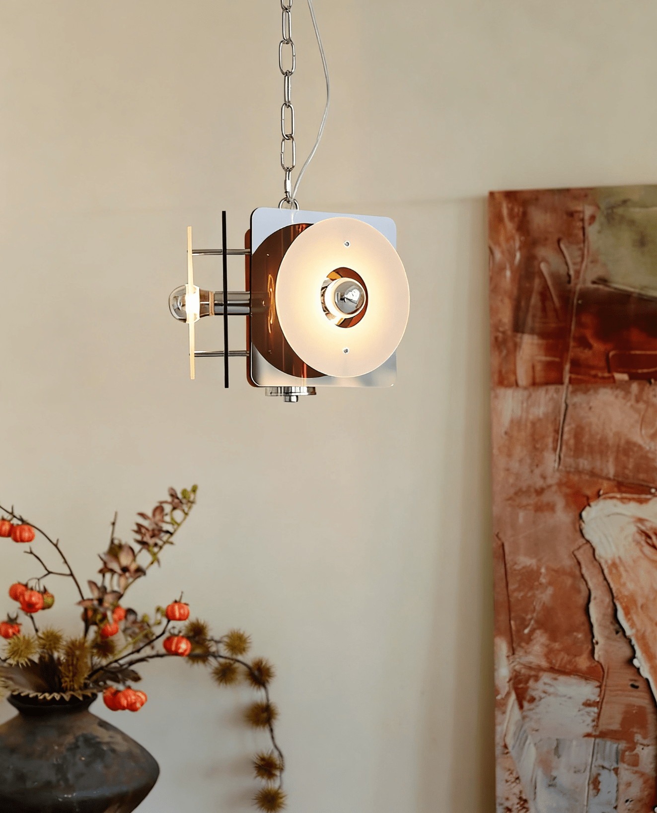 Fent Pendant Light-Neutral Decor