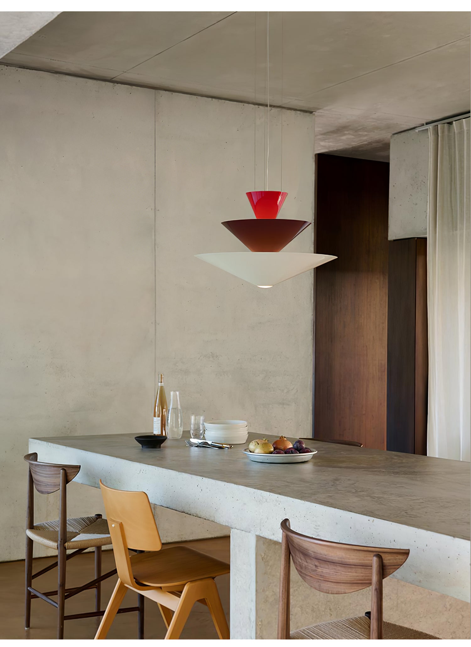 Pyramia Tiered Color Block Pendant Light-Neutral Decor