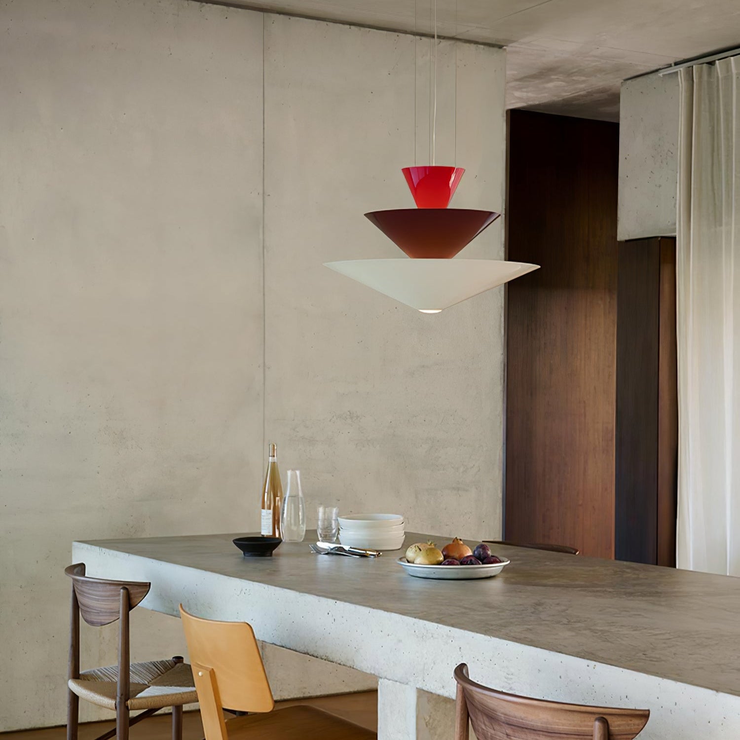 Pyramia Tiered Color Block Pendant Light-Neutral Decor