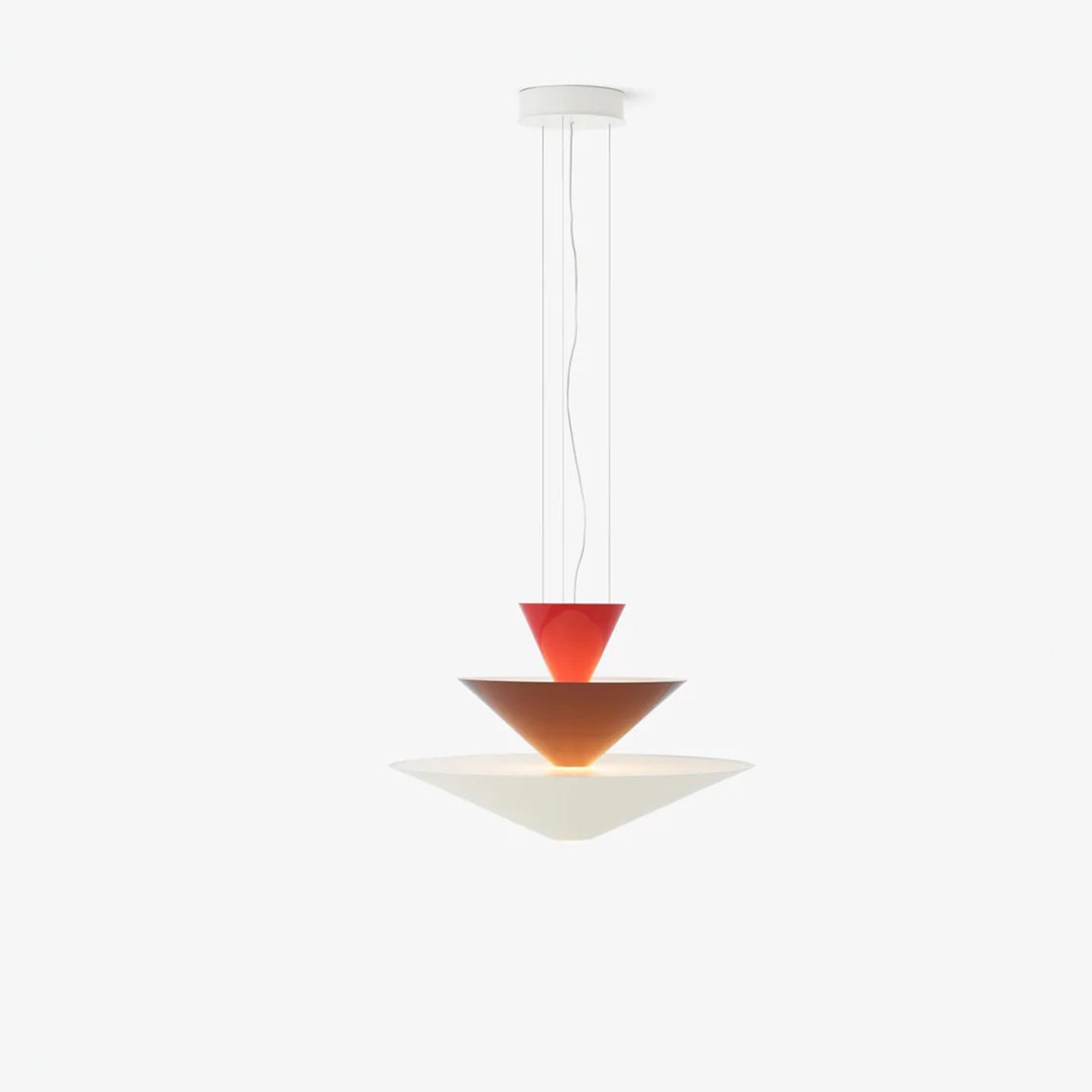 Pyramia Tiered Color Block Pendant Light-Neutral Decor