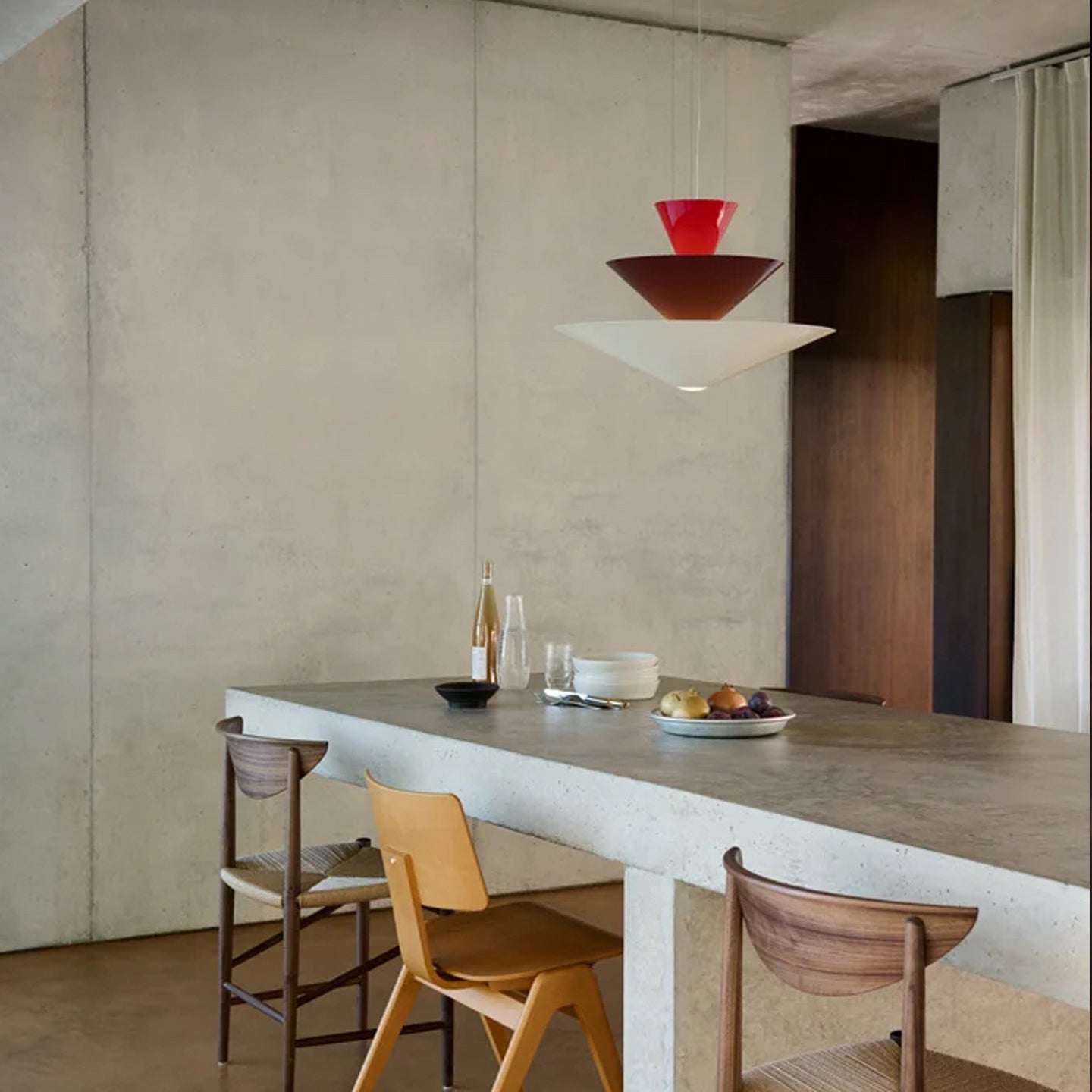 Pyramia Tiered Color Block Pendant Light-Neutral Decor