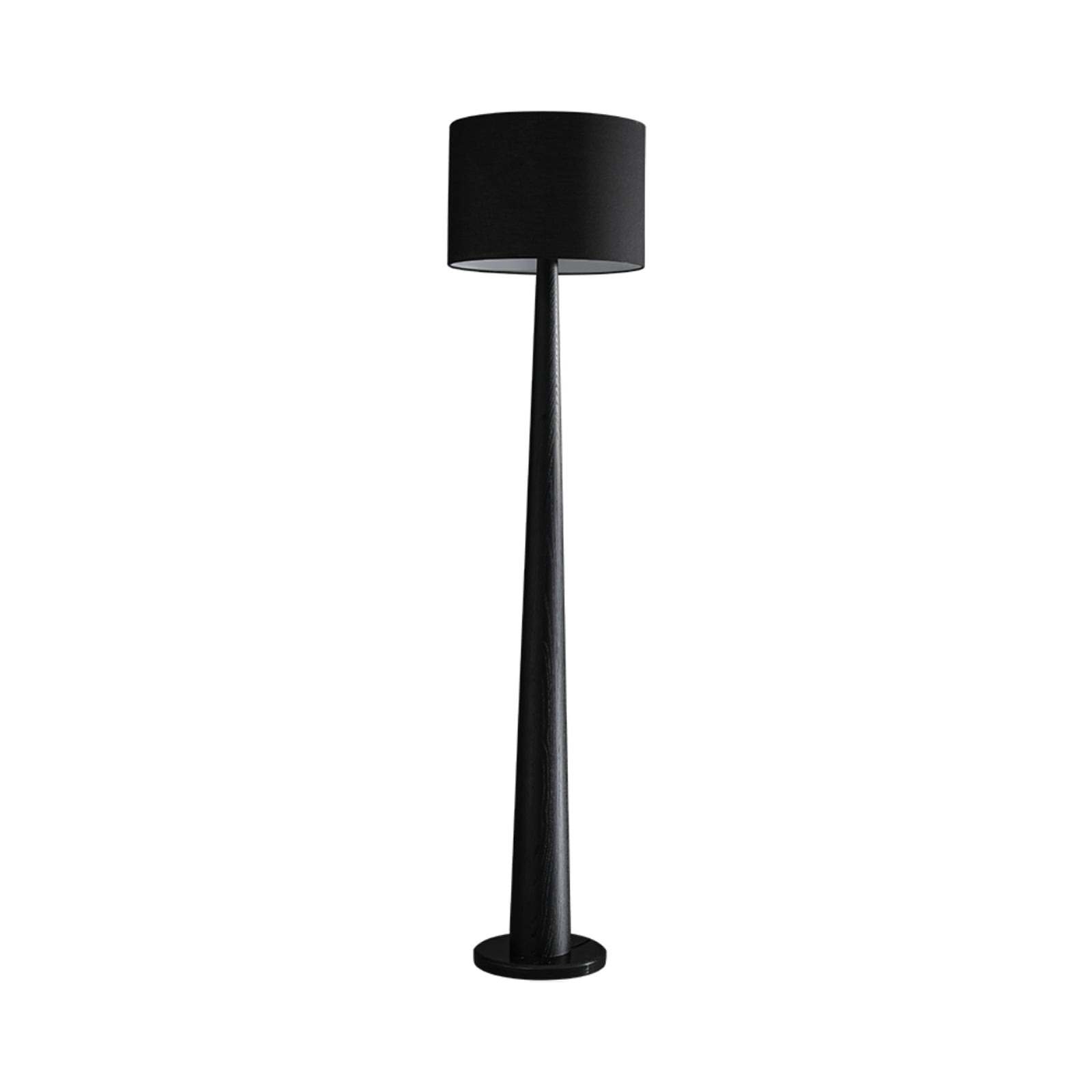 Ersilir Cylindrical Wood Floor Lamp-Neutral Decor