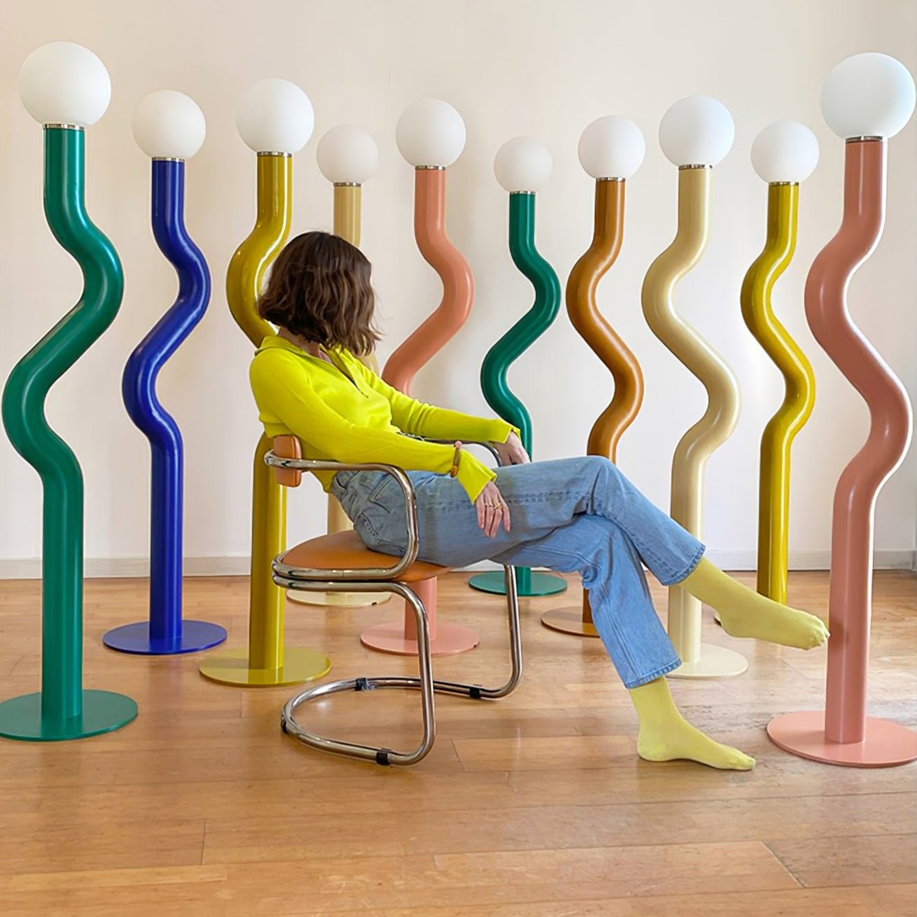 Cyldo Modern Floor Lamp-Neutral Decor