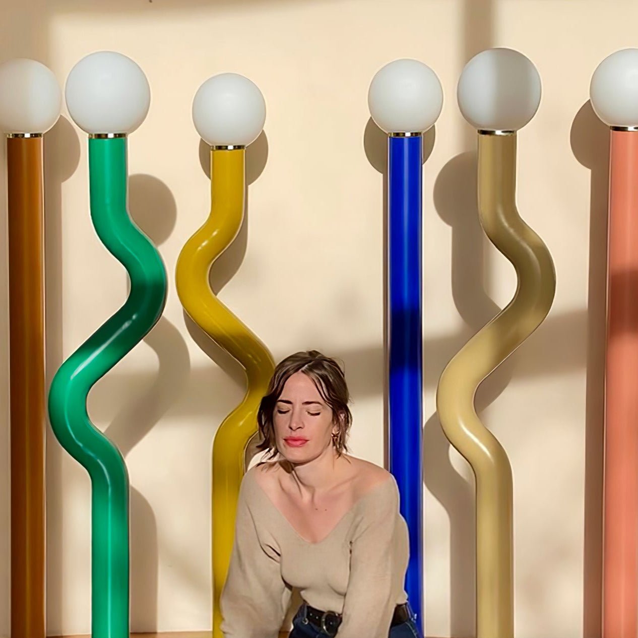 Cyldo Modern Floor Lamp-Neutral Decor