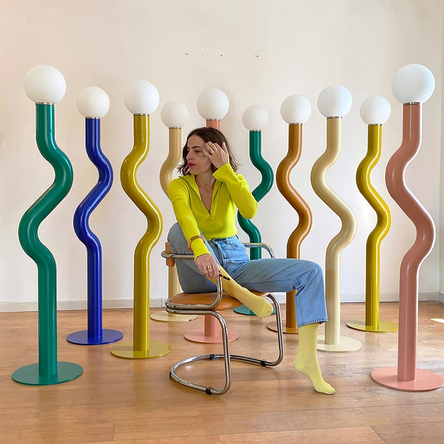 Cyldo Modern Floor Lamp-Neutral Decor