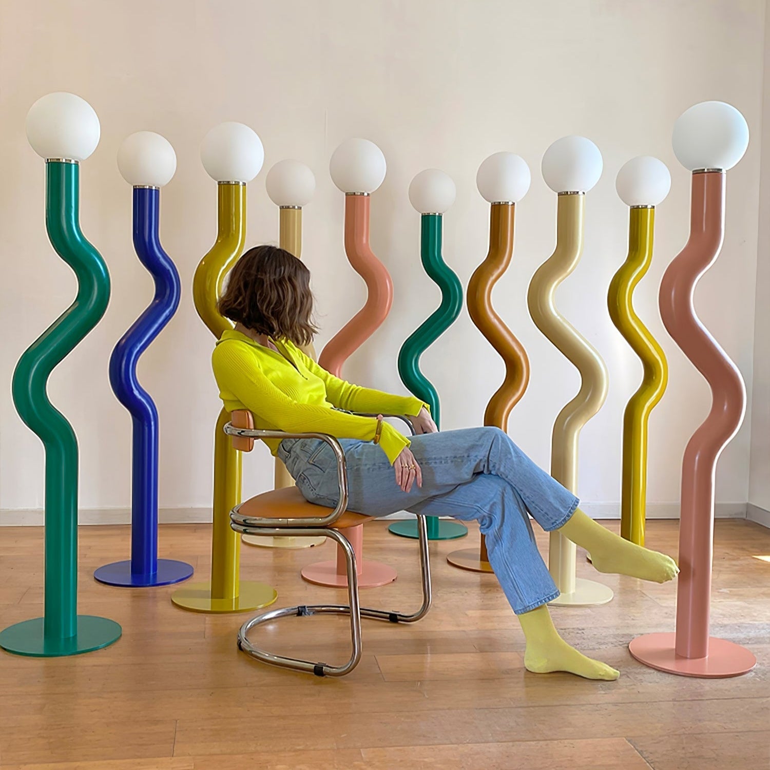 Cyldo Modern Floor Lamp-Neutral Decor