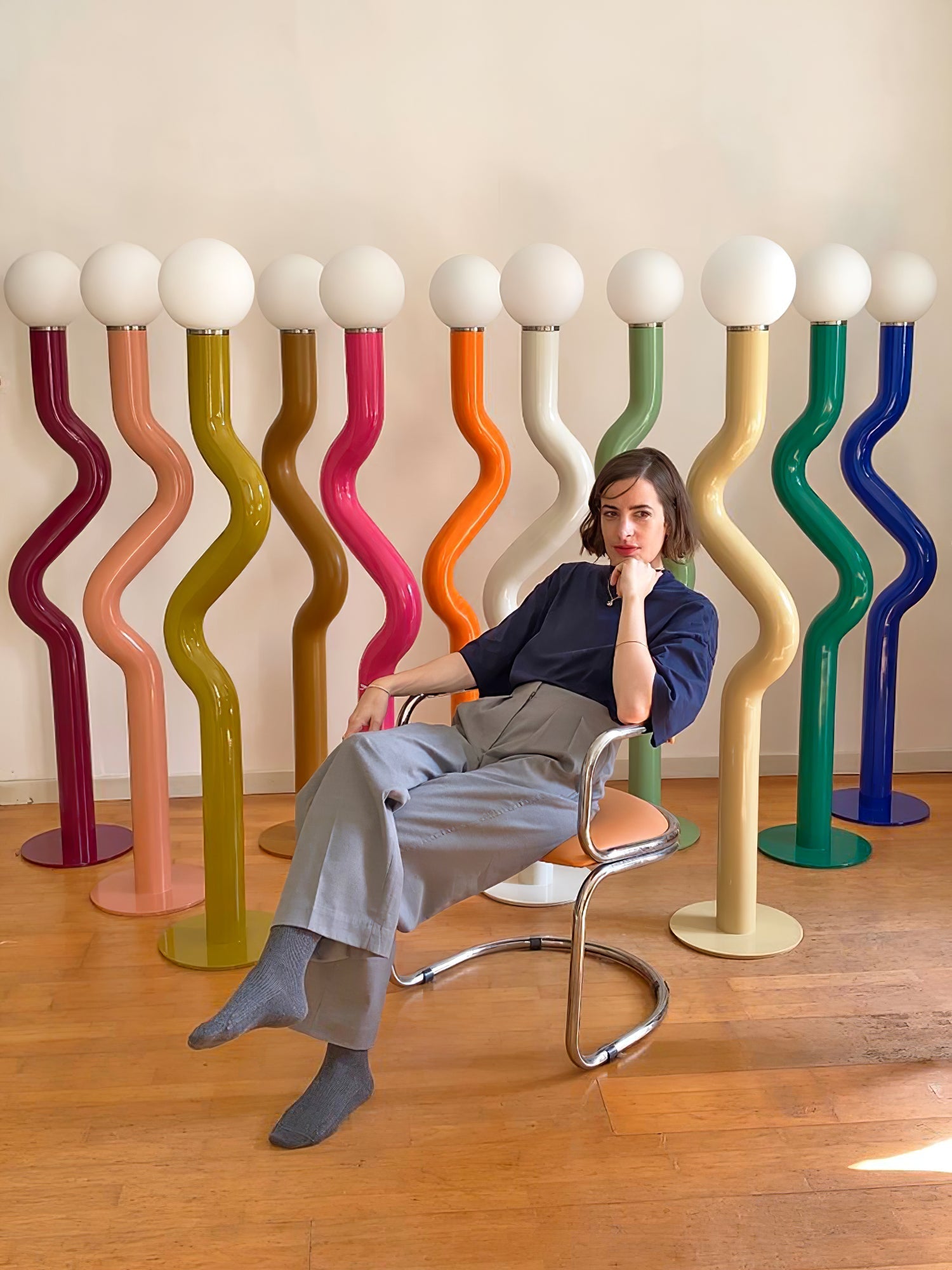 Cyldo Modern Floor Lamp-Neutral Decor