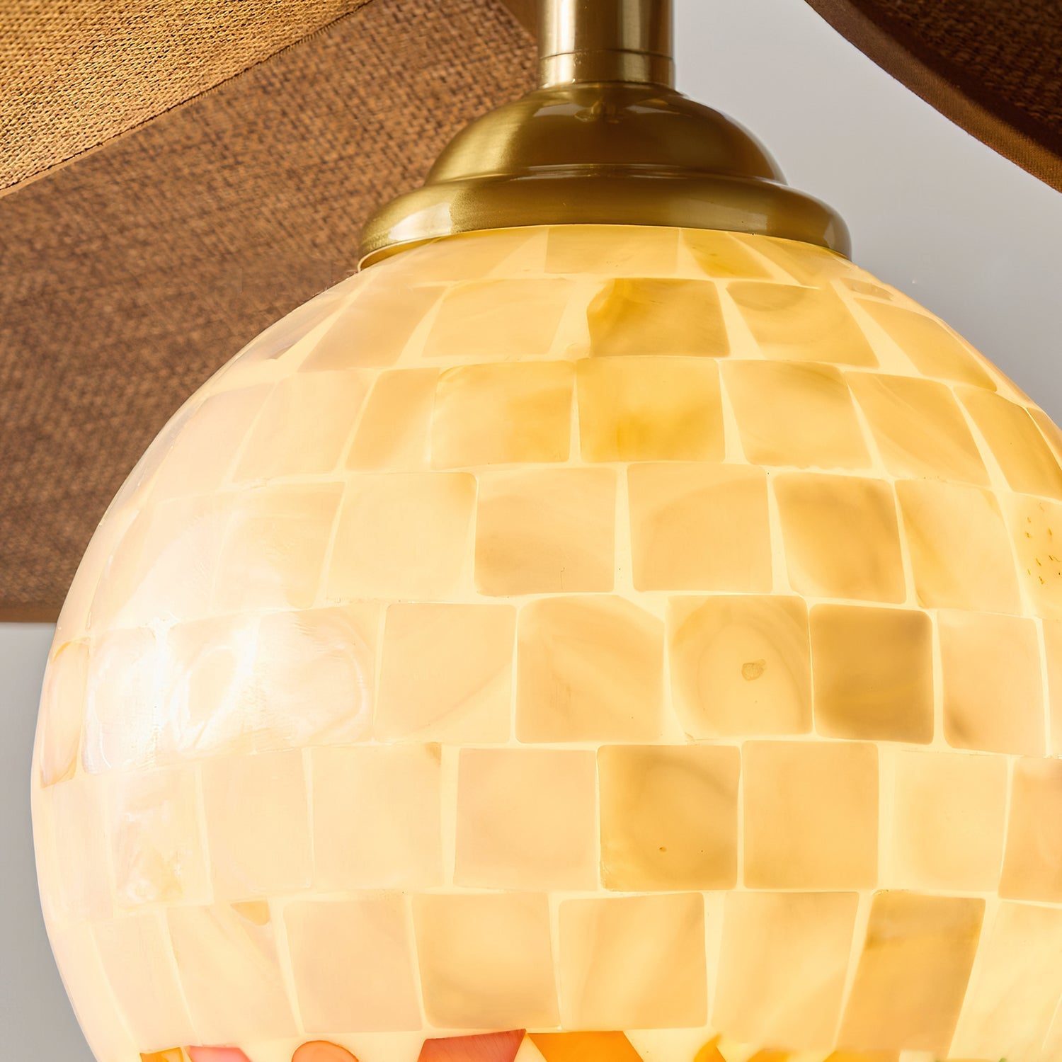 Full view of the Zinnia Flora Chandelier, Model B, 1-light.
