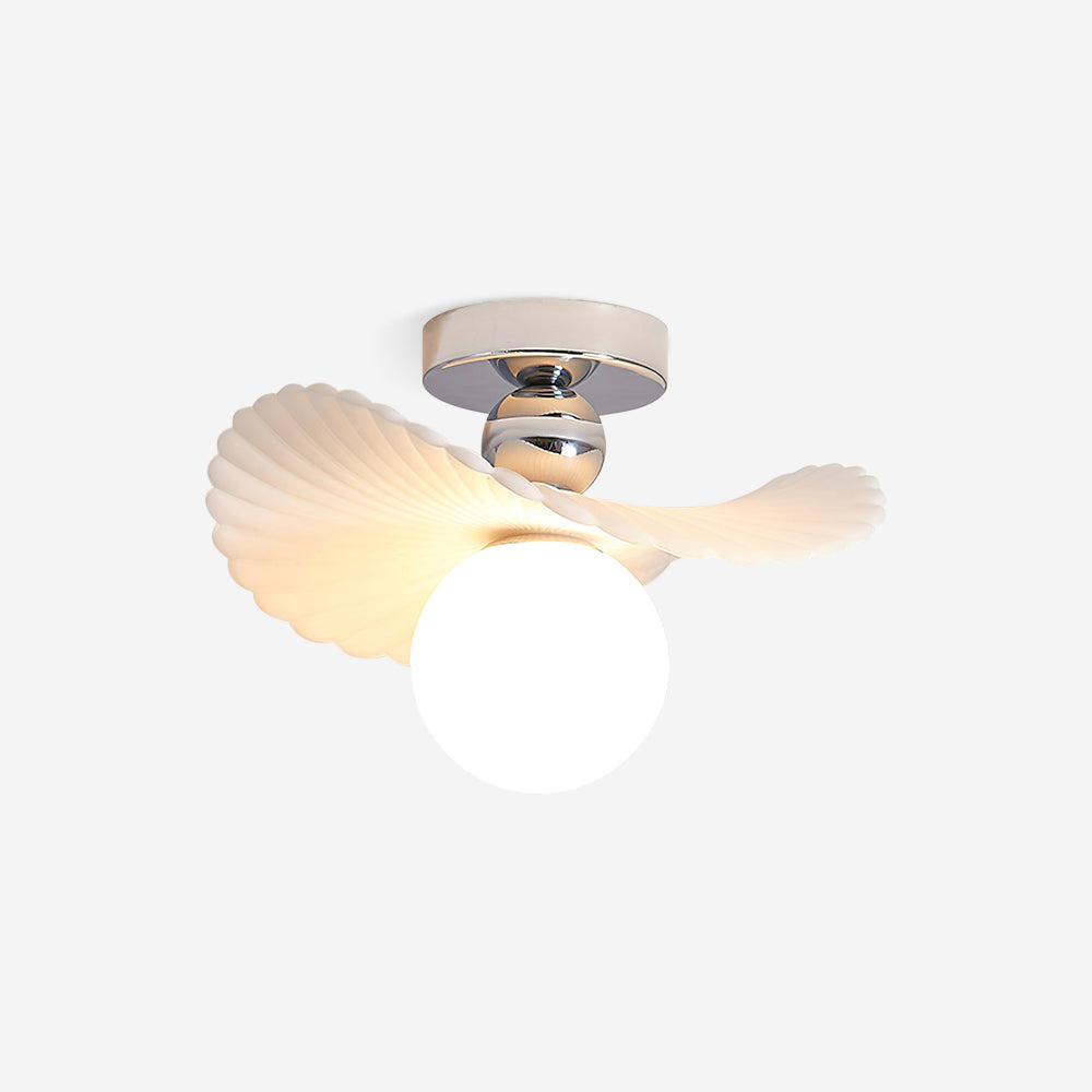 Ilyon Modern Winged Frosted Shade Ceiling Light