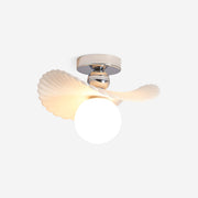 Ilyon Modern Winged Frosted Shade Ceiling Light
