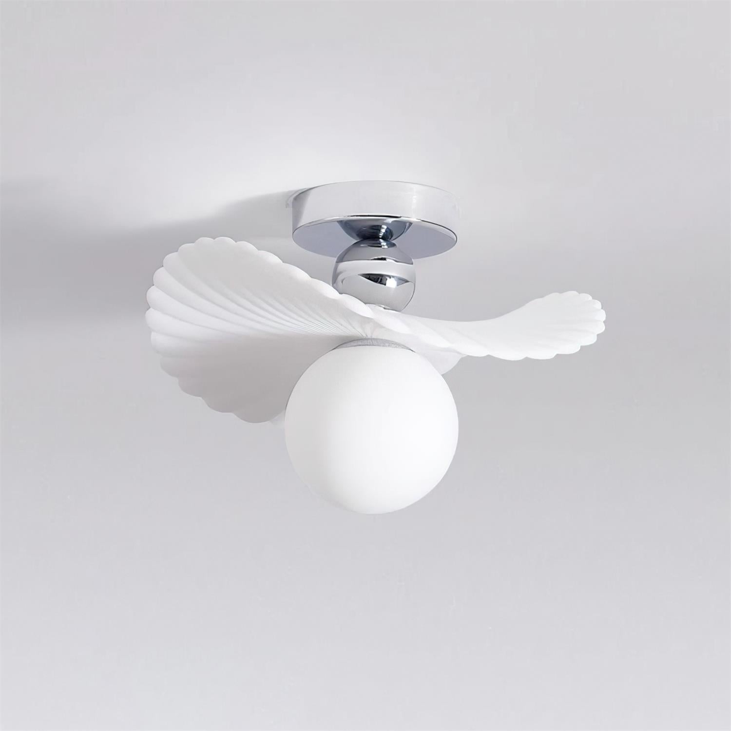 Ilyon Modern Winged Frosted Shade Ceiling Light