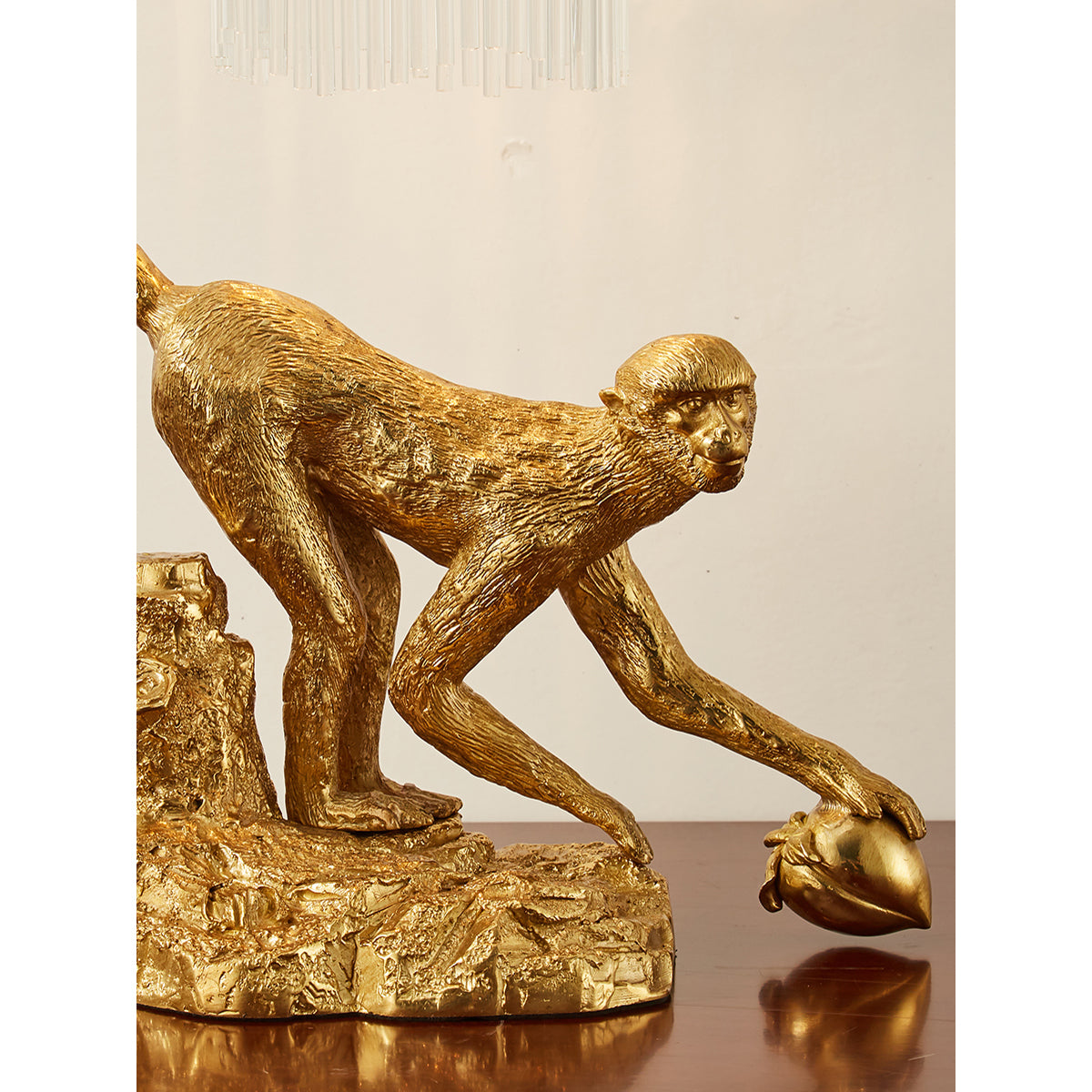 Lifestyle image of the Zira Table Lamp in a decorated space.