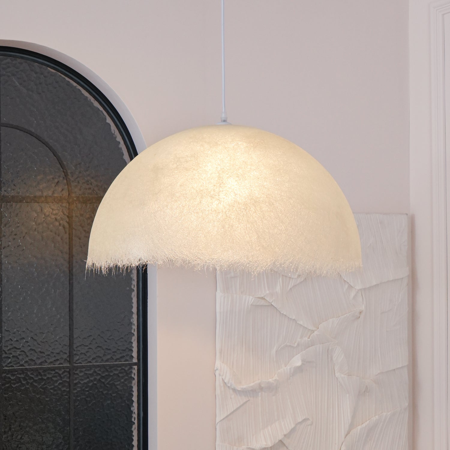 Willa Modern Epoxy Resin Pendant Light-Neutral Decor