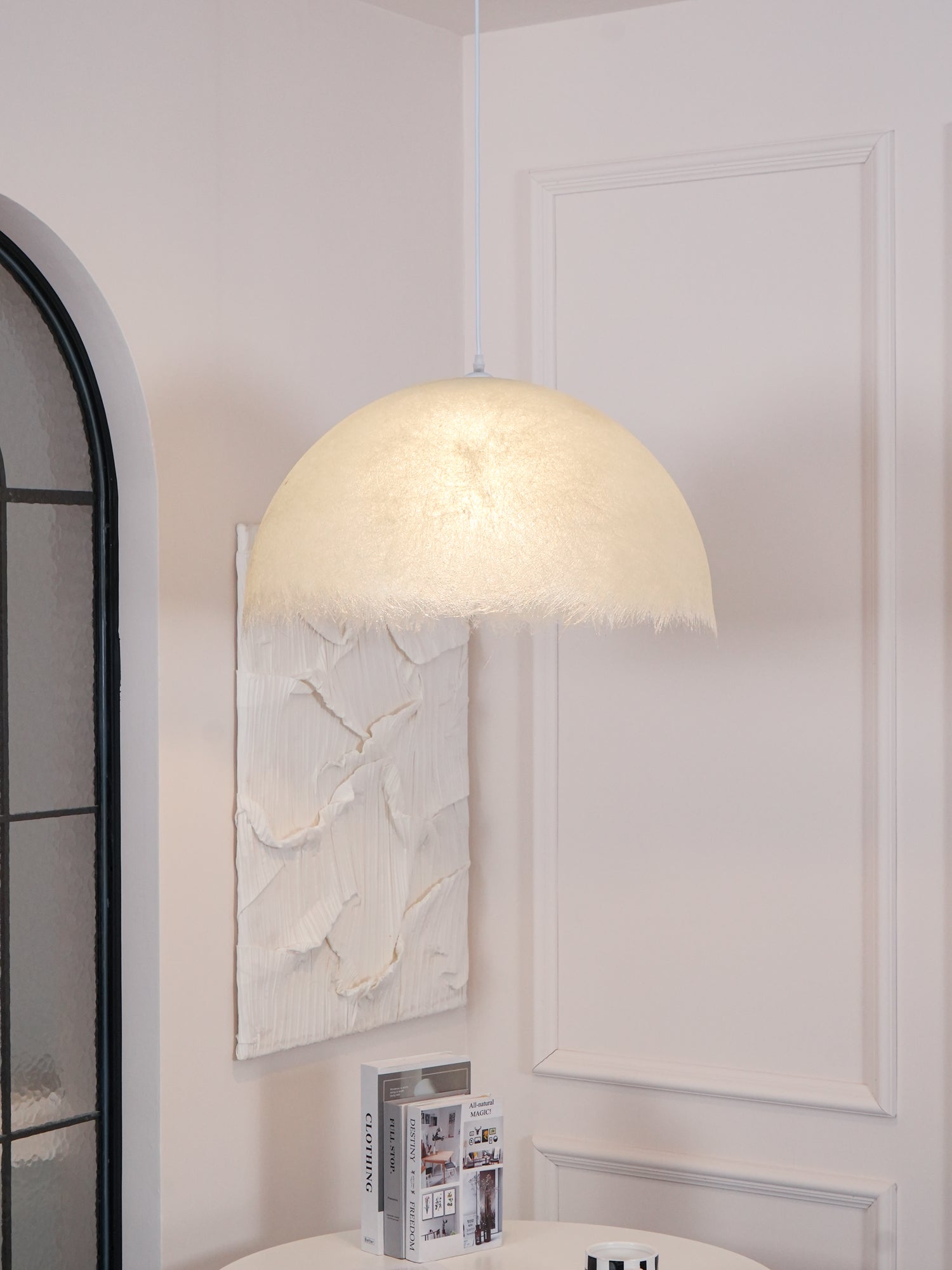 Willa Modern Epoxy Resin Pendant Light-Neutral Decor