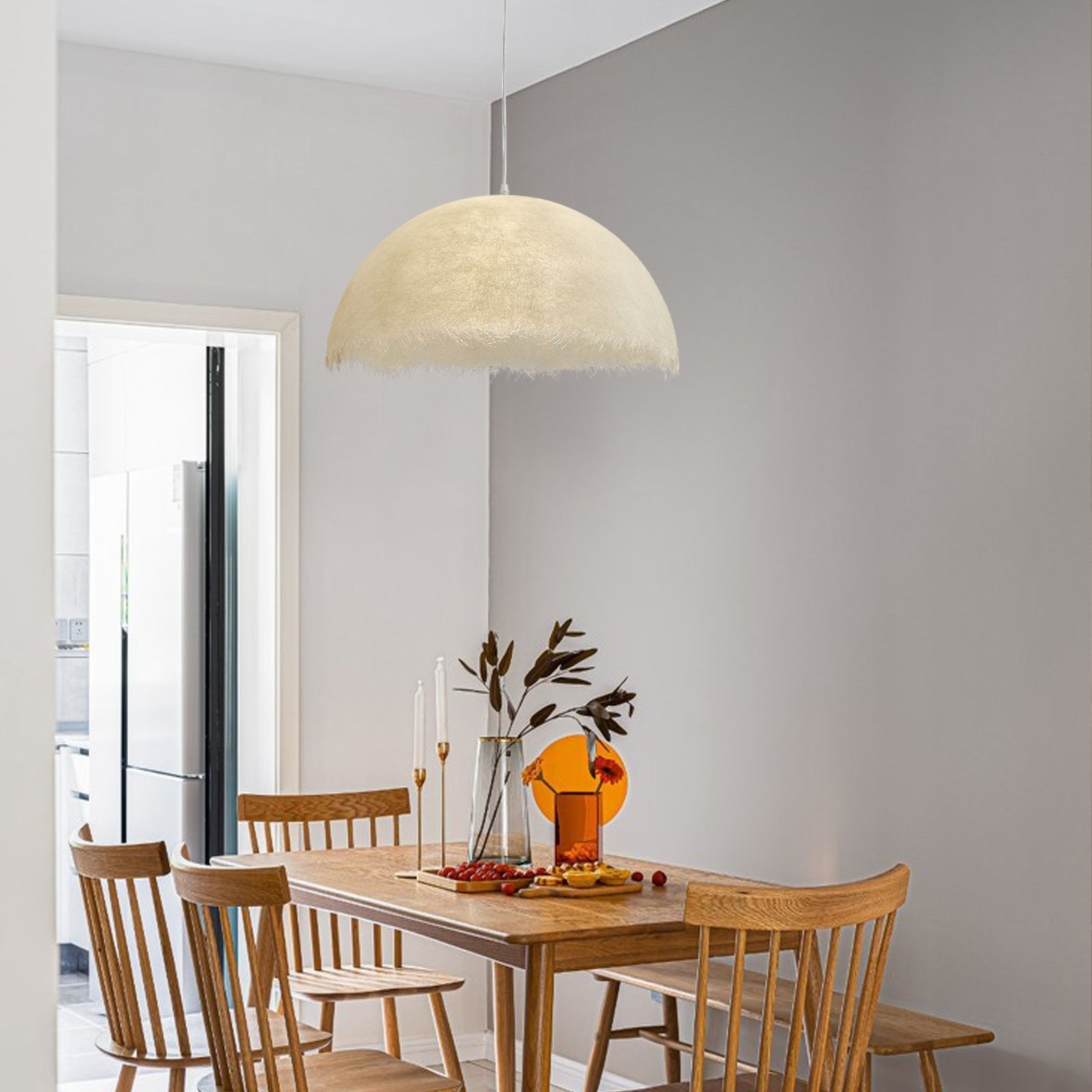 Willa Modern Epoxy Resin Pendant Light-Neutral Decor