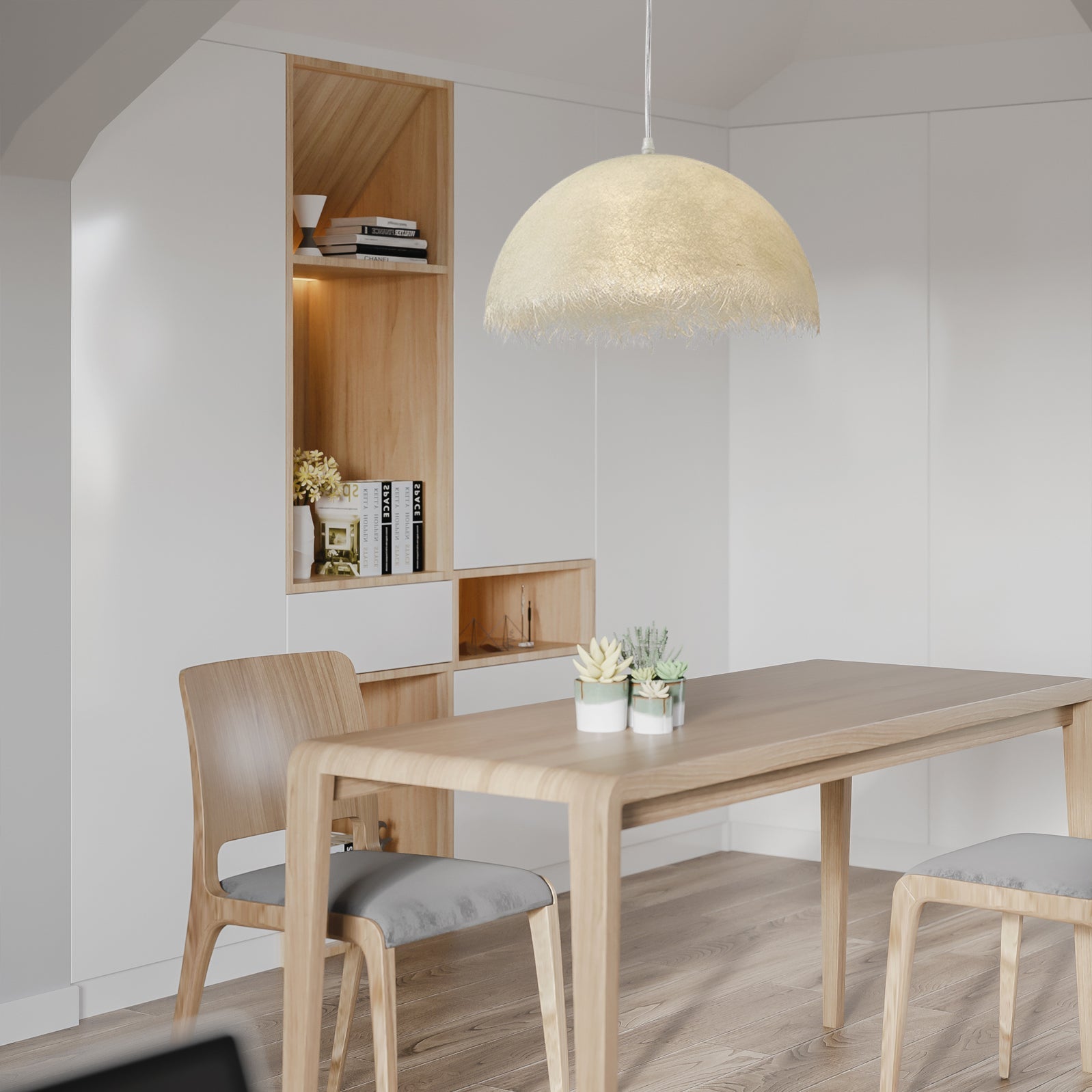 Willa Modern Epoxy Resin Pendant Light-Neutral Decor