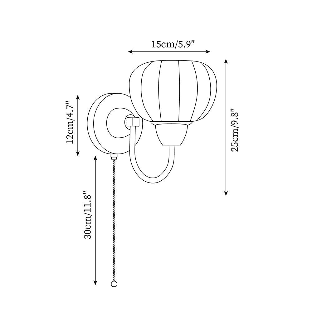 Sven Wooden Wall Lamp