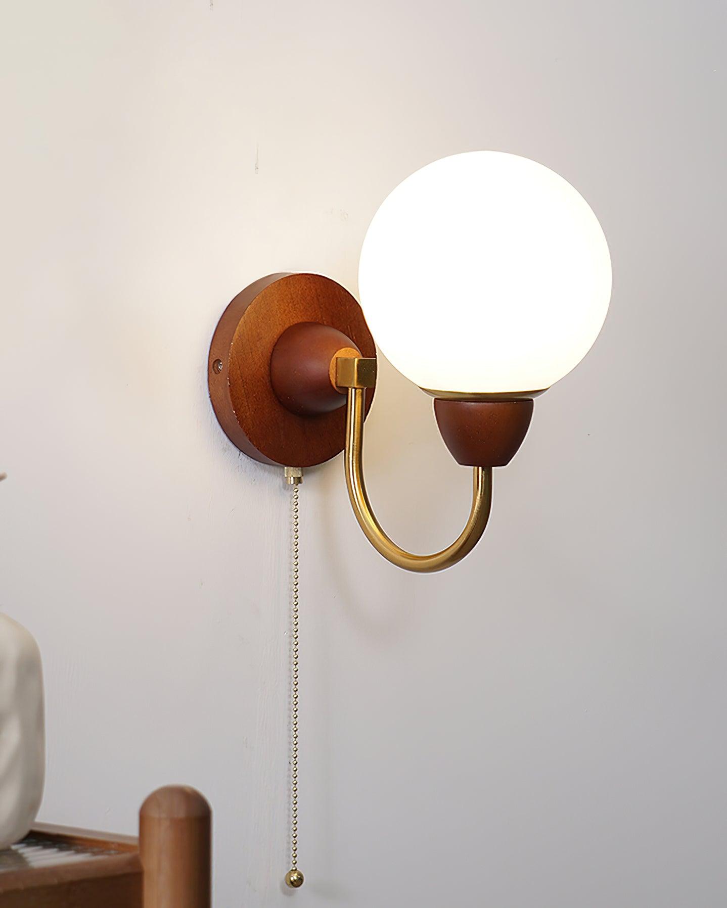 Sven Wooden Wall Lamp