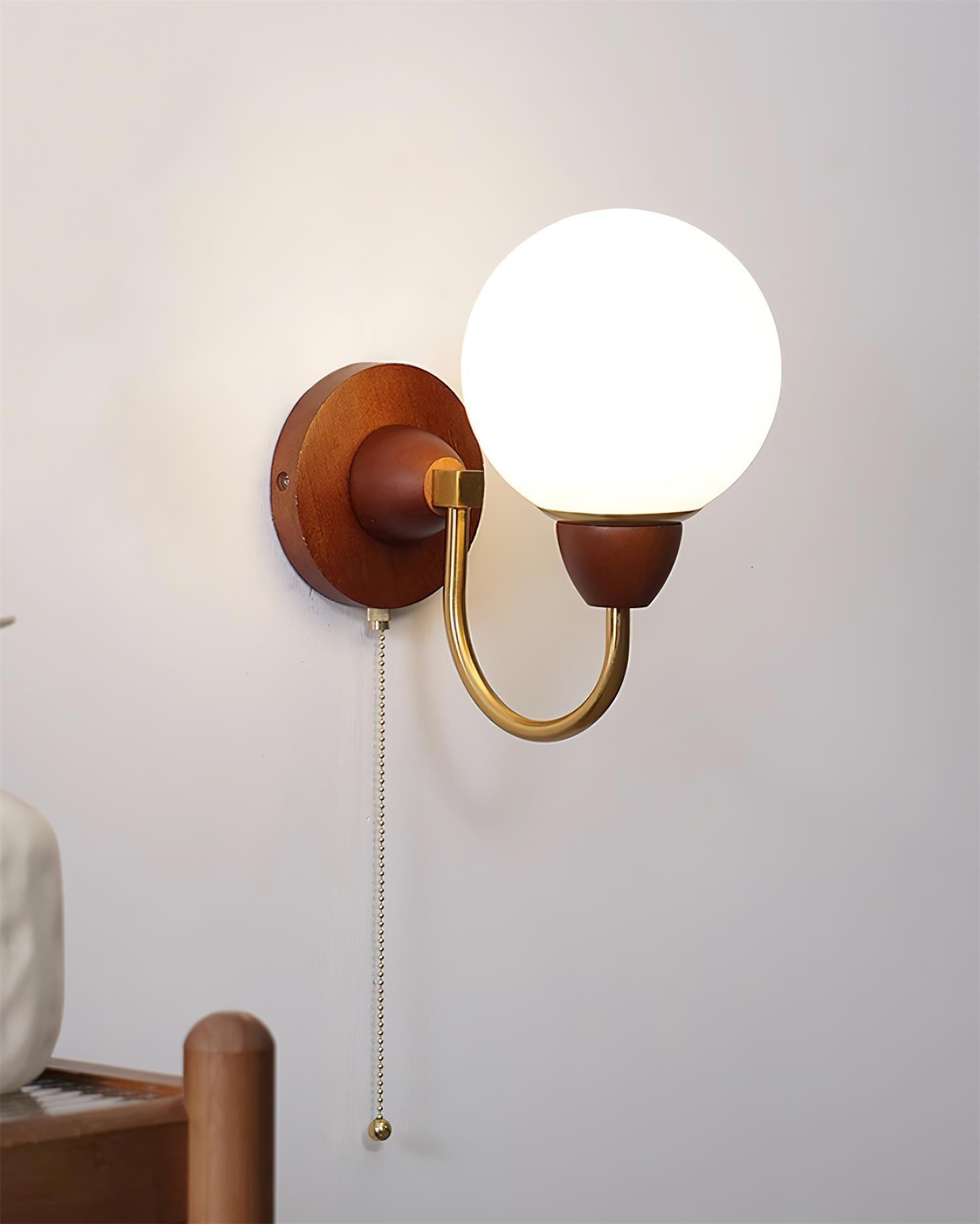 Sven Wooden Wall Lamp