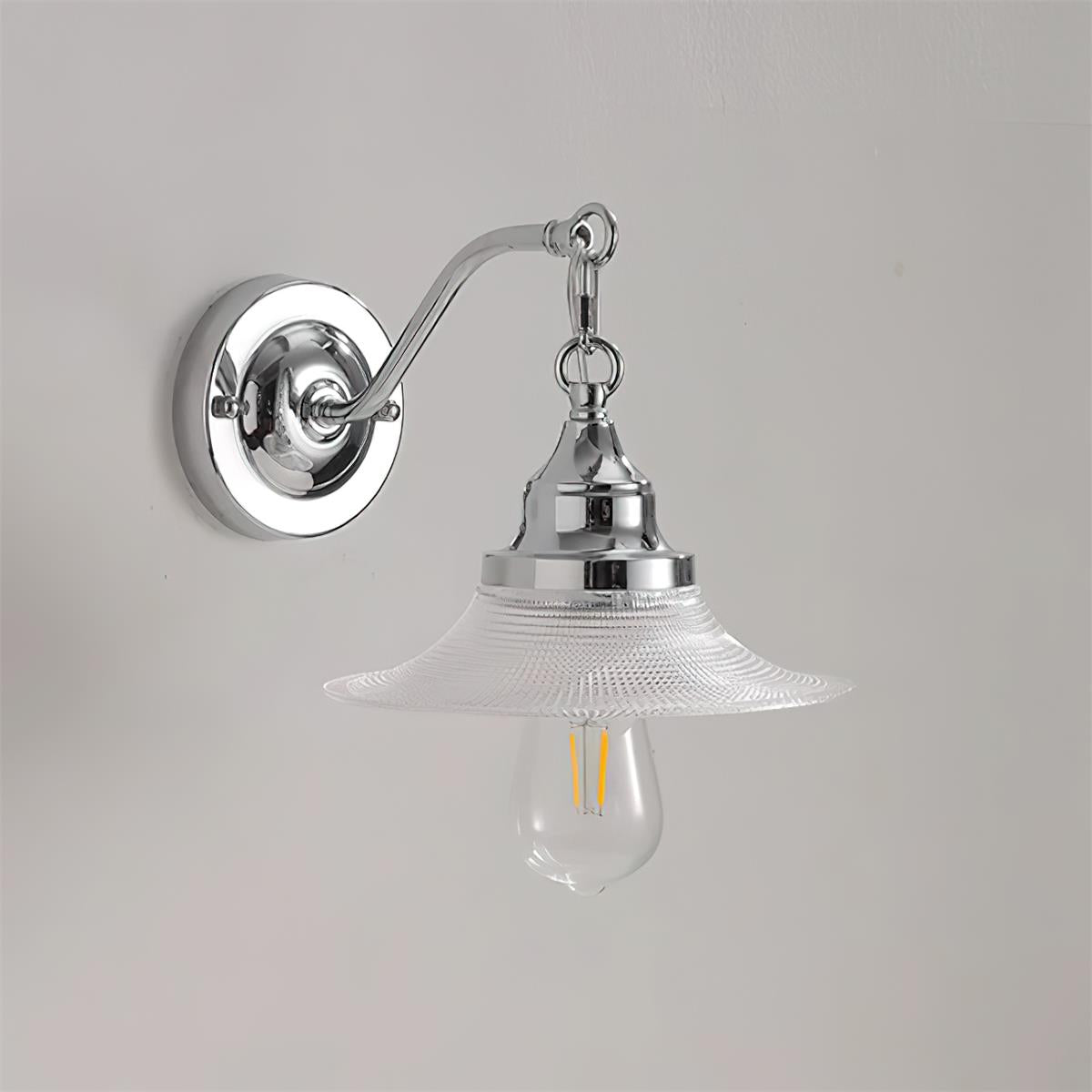 Perivo Polished Chrome Wall Lamp