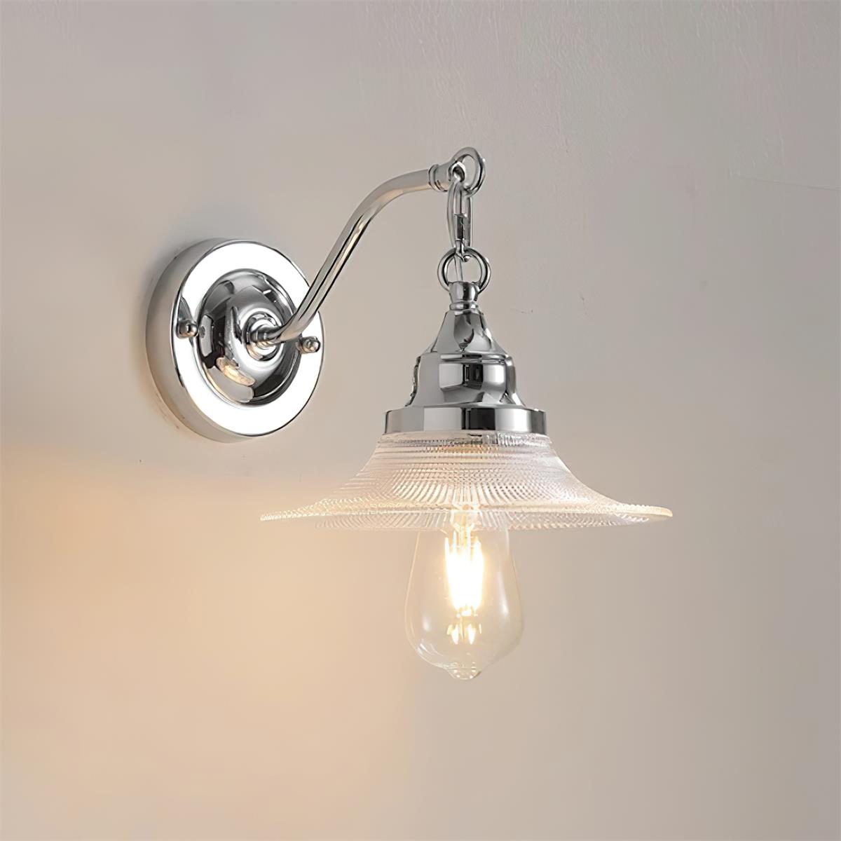 Perivo Polished Chrome Wall Lamp