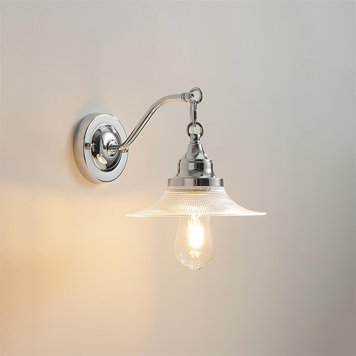 Perivo Polished Chrome Wall Lamp