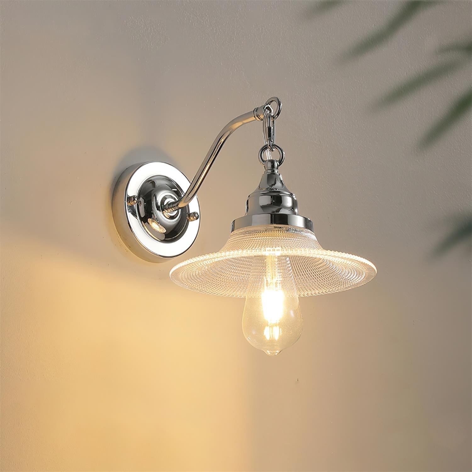 Perivo Polished Chrome Wall Lamp