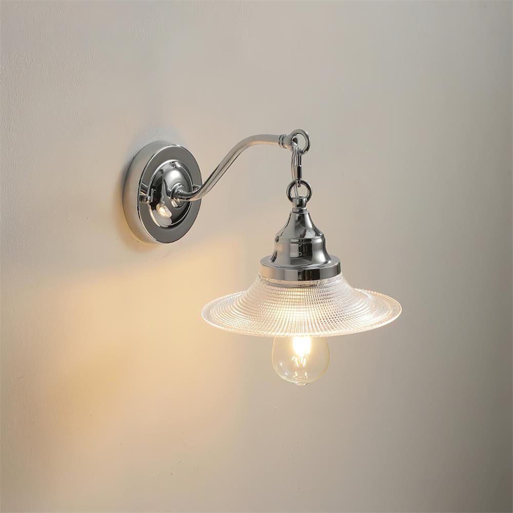 Perivo Polished Chrome Wall Lamp