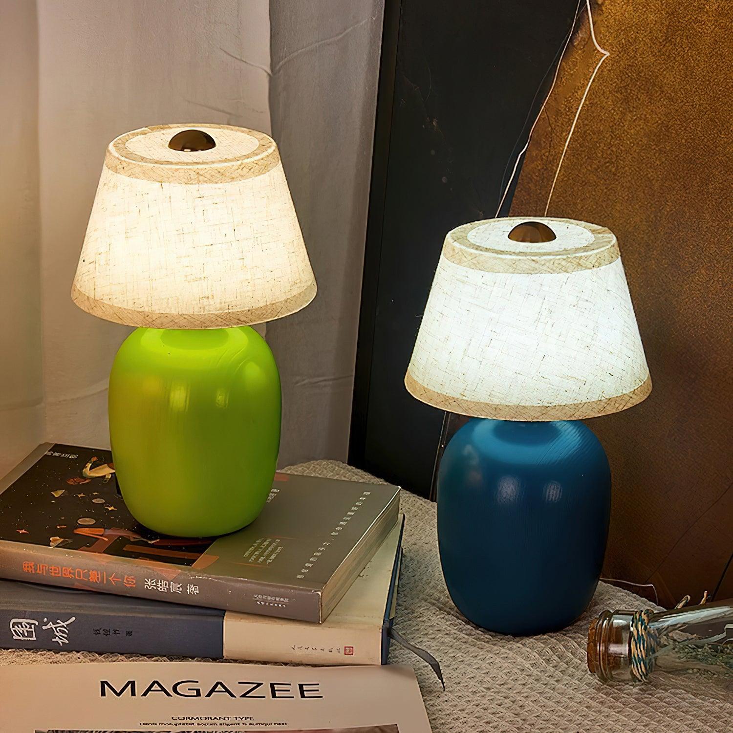 Navy Table Lamp
