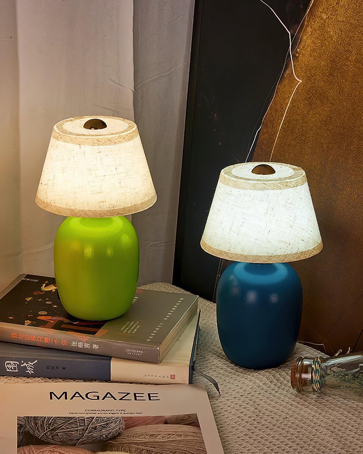 Navy Table Lamp
