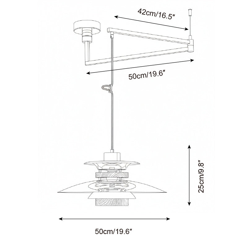 Aurelio Swing Arm Pendant Lamp