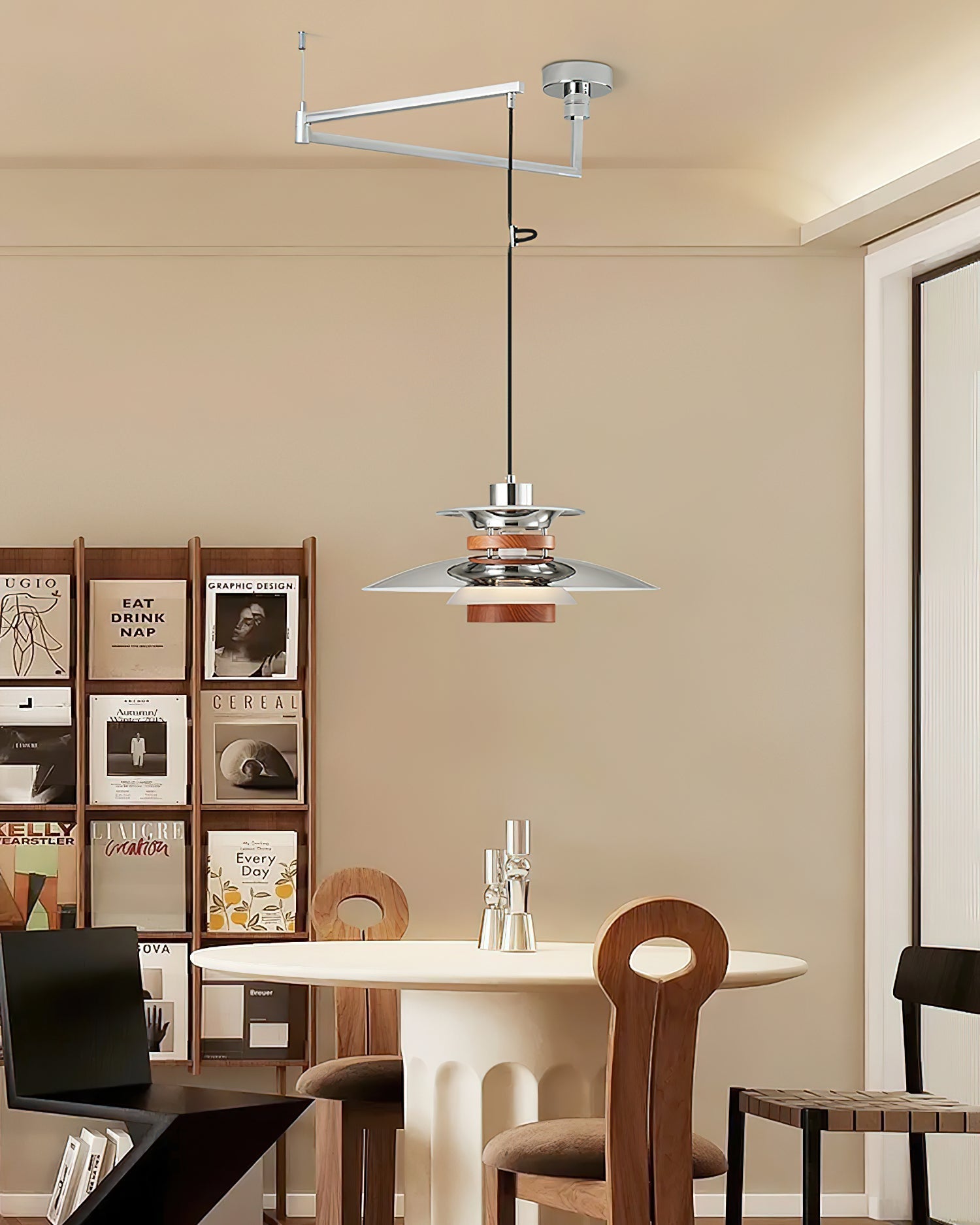 Aurelio Swing Arm Pendant Lamp